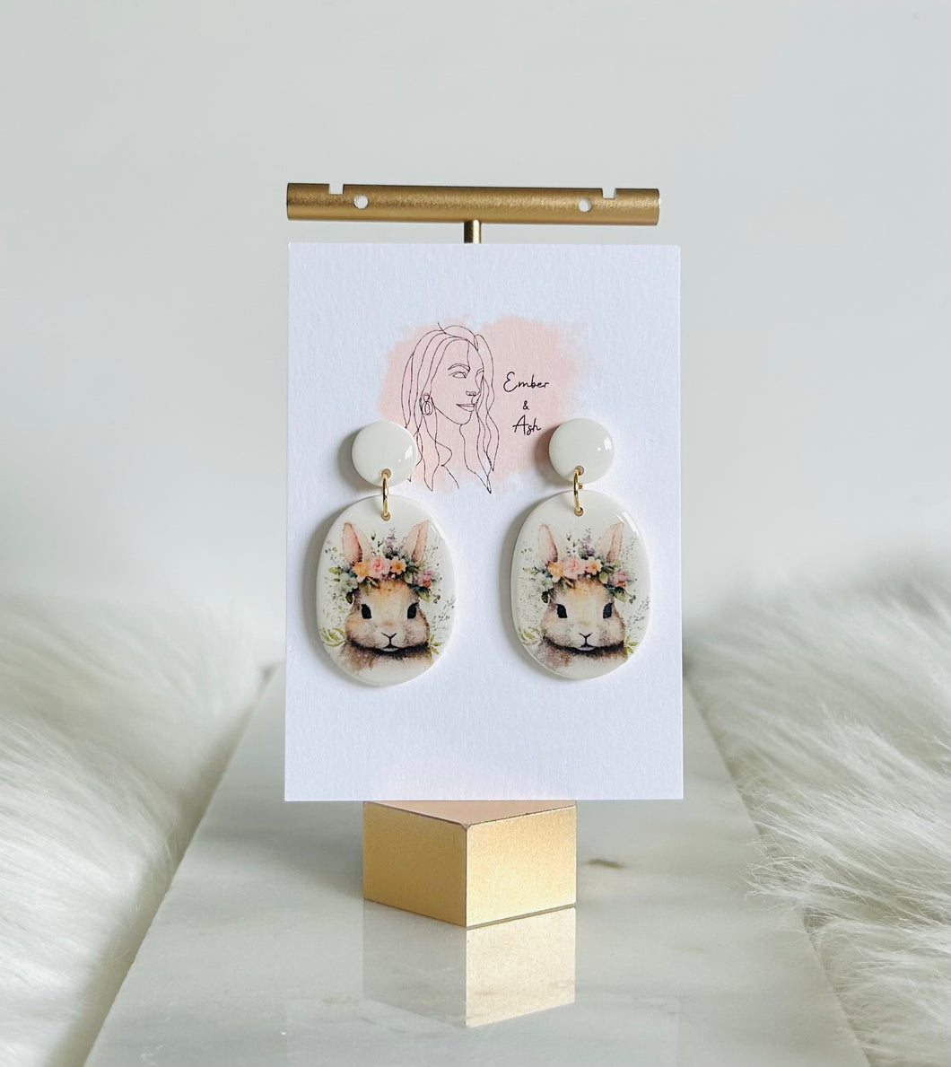 Bunny with clay top